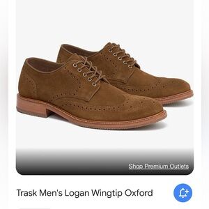Trask Logan Wingtip Oxfords Men’s Size 12 Shoes